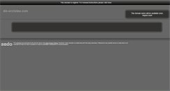 Desktop Screenshot of die-orchidee.com